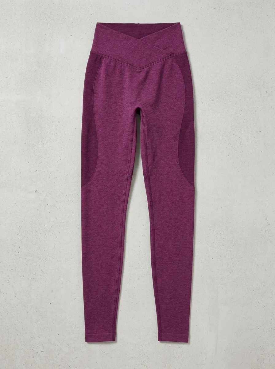 Women's Motion Cross-Waist Seamless Printed Leggings