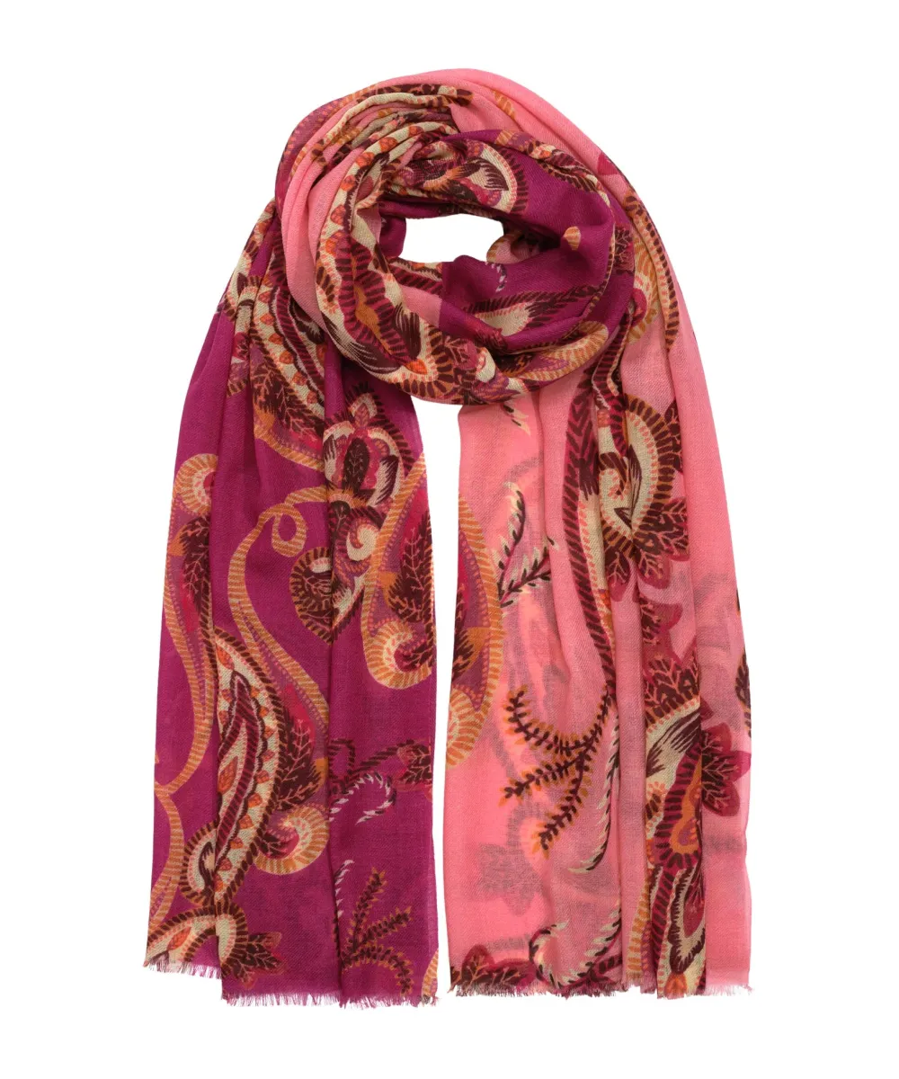 Casual Style Traditional Paisley Scarf