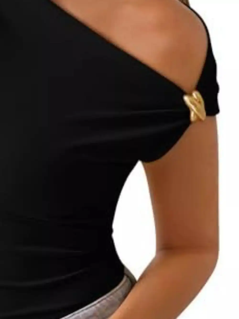 One Shoulder Ruched Tank