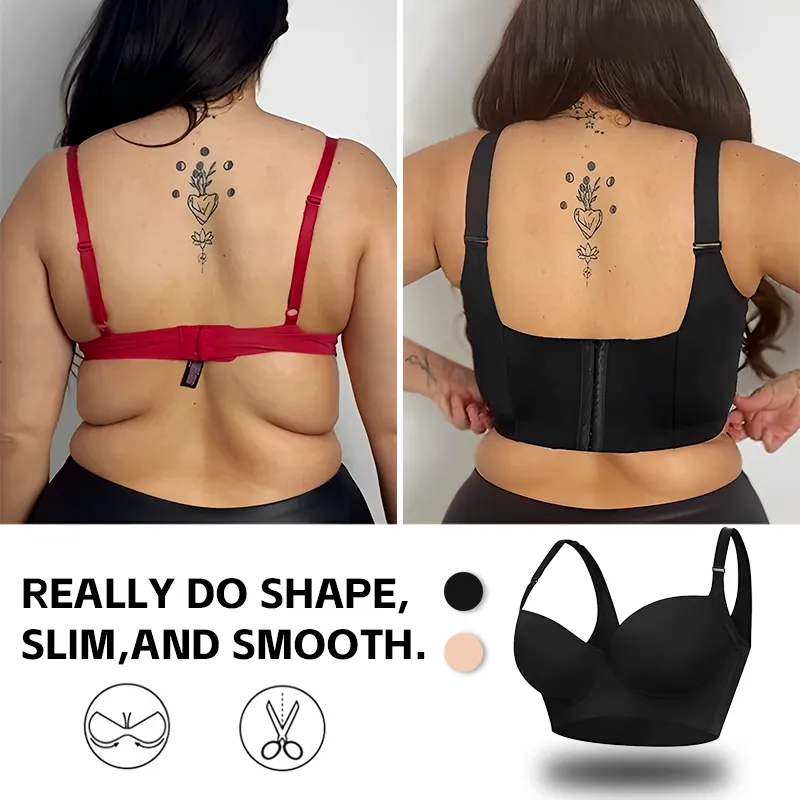 Deep Cup Bra Hide Back Fat With Shapewear Incorporated
