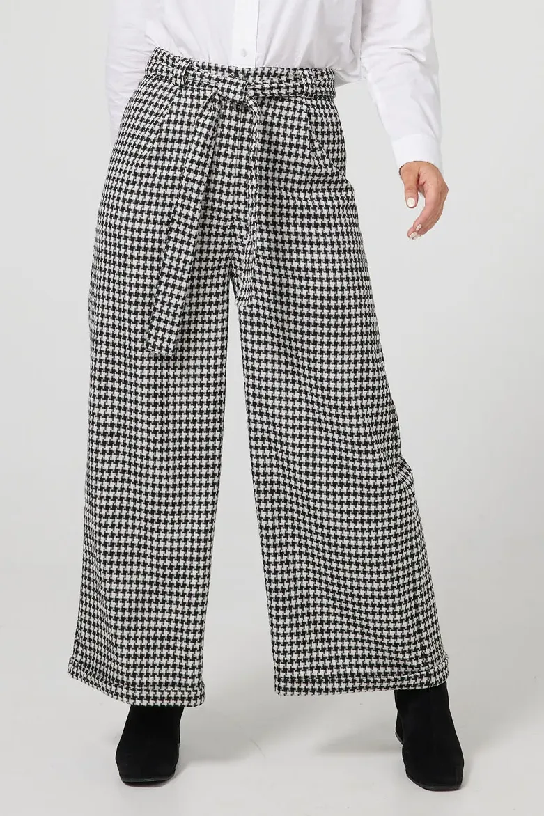 Sadler Pants In Houndstooth