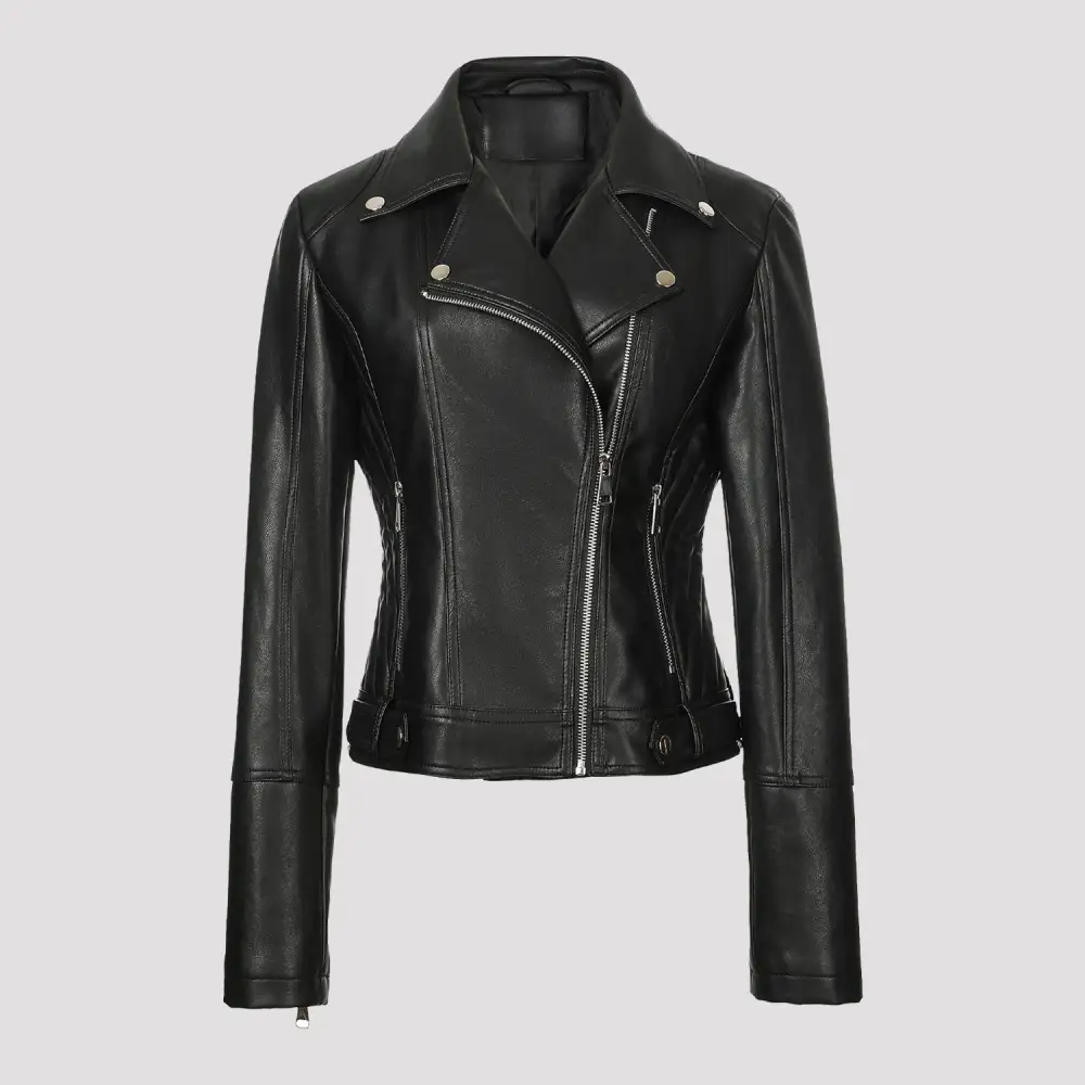 Faux Leather Biker Jacket