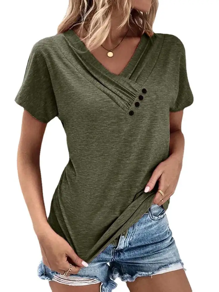 Smooth V-Neck Shirt