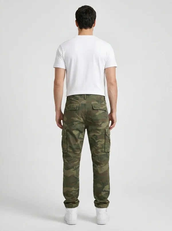 Mission-Inspired Camouflage Cargo Pants