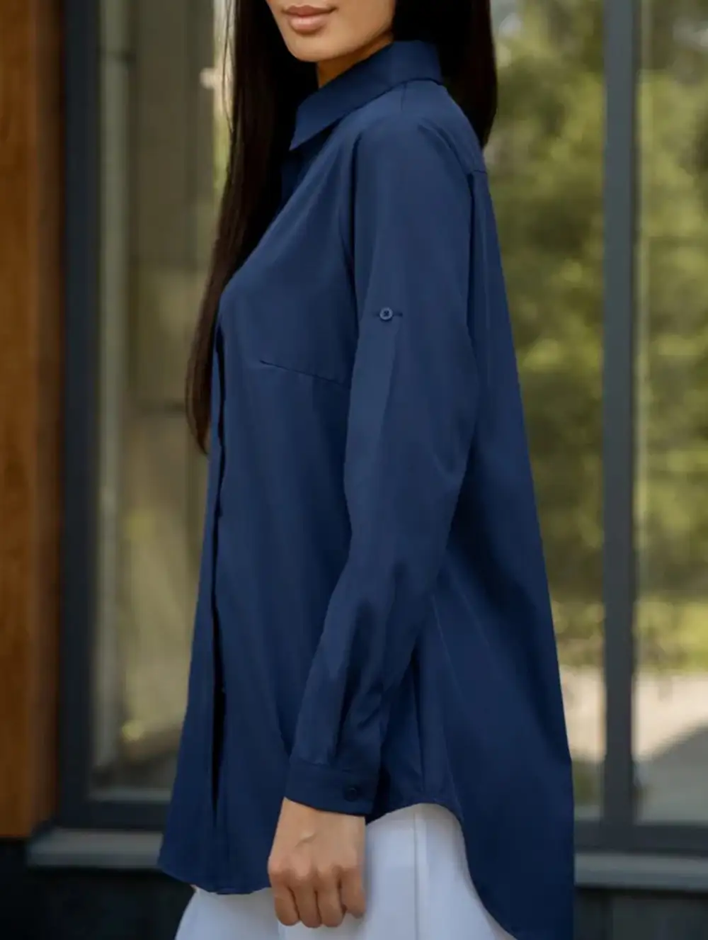 Polo Button Blouse