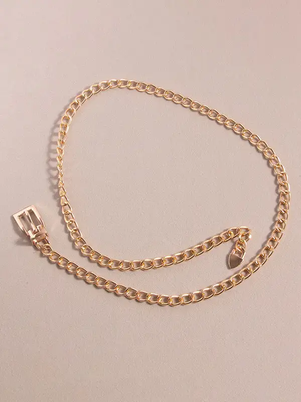 Buckle Chain Waist Belt