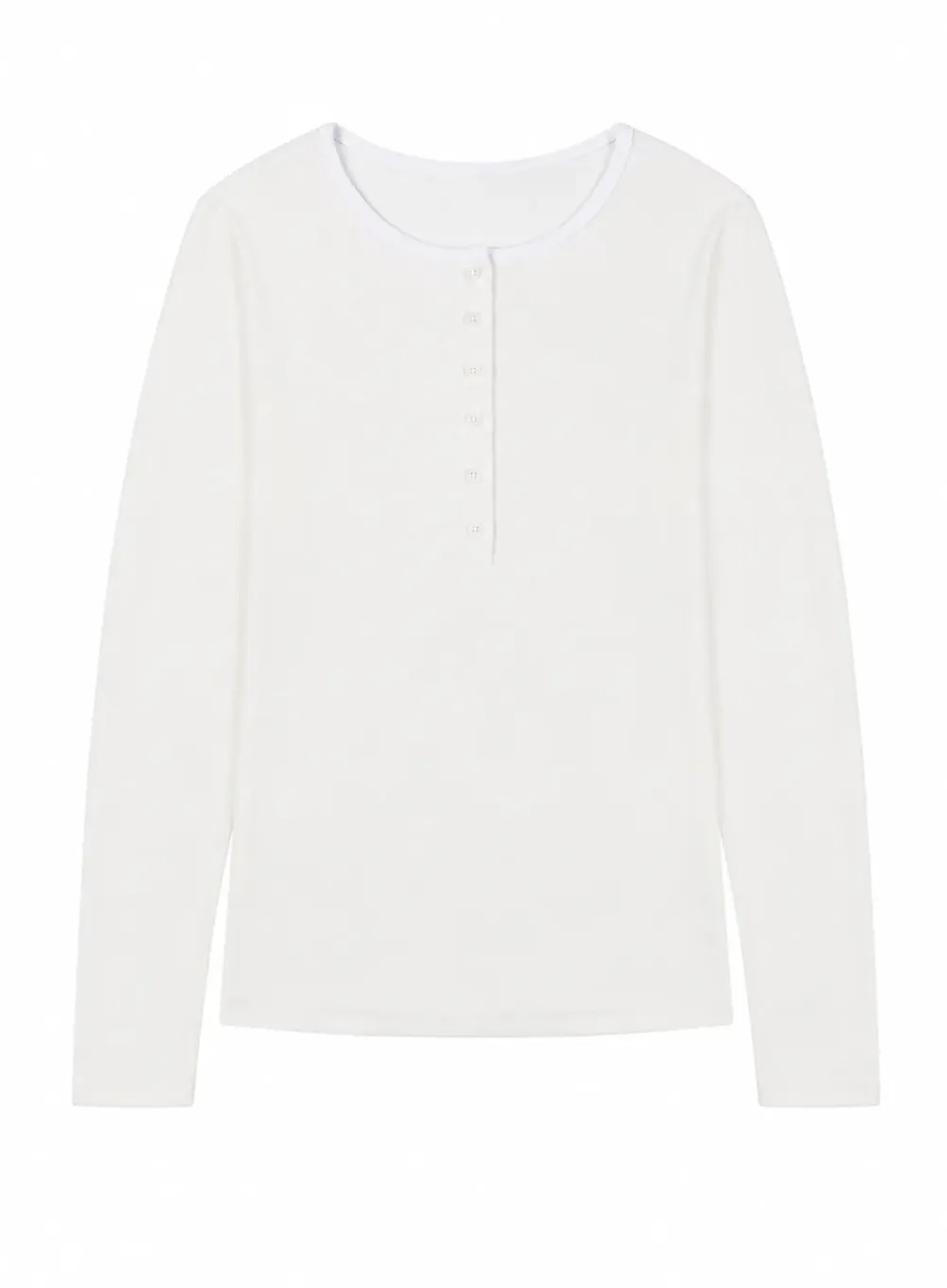 Henley Slim Long Sleeve Tee