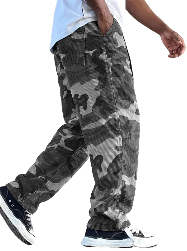 Soft Corduroy Casual Pants