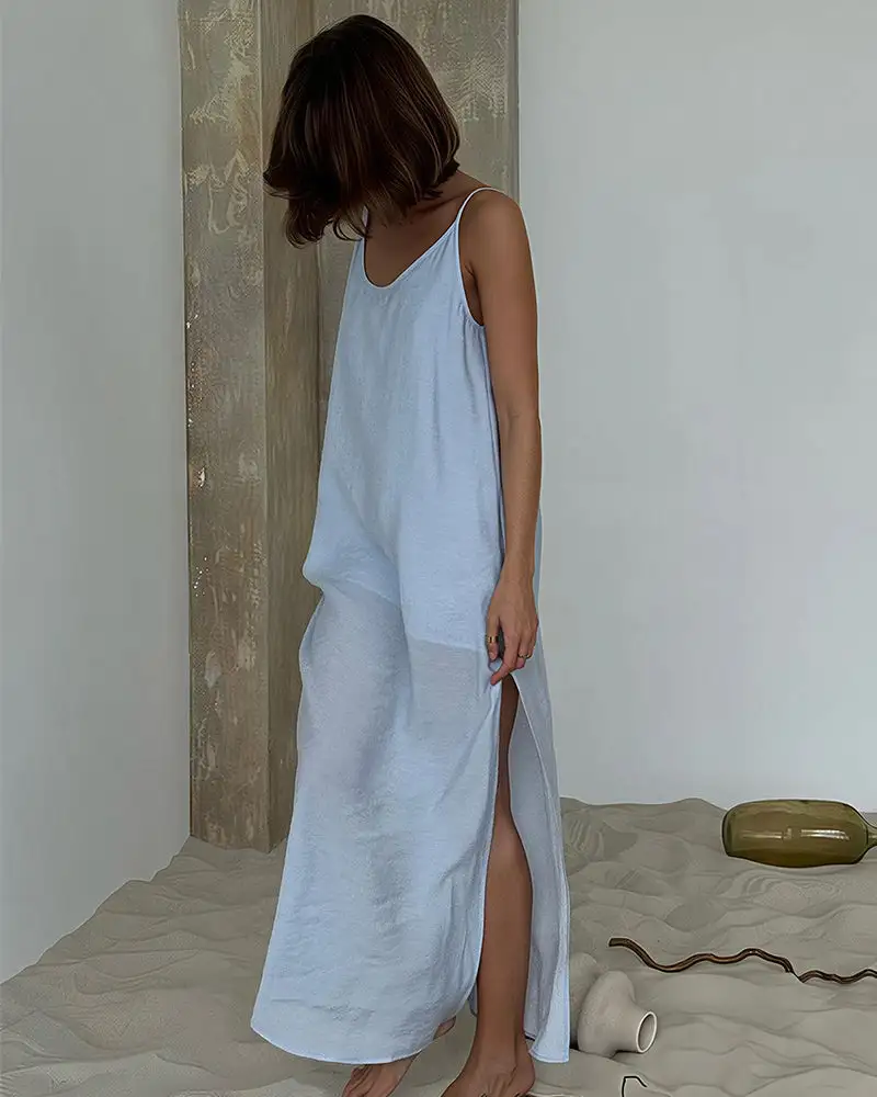 The Effortless Breeze Maxi Slip Dress