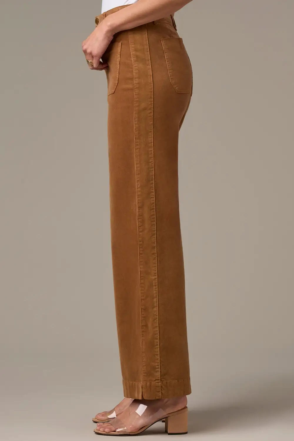 High Rise  Wide Leg Pants