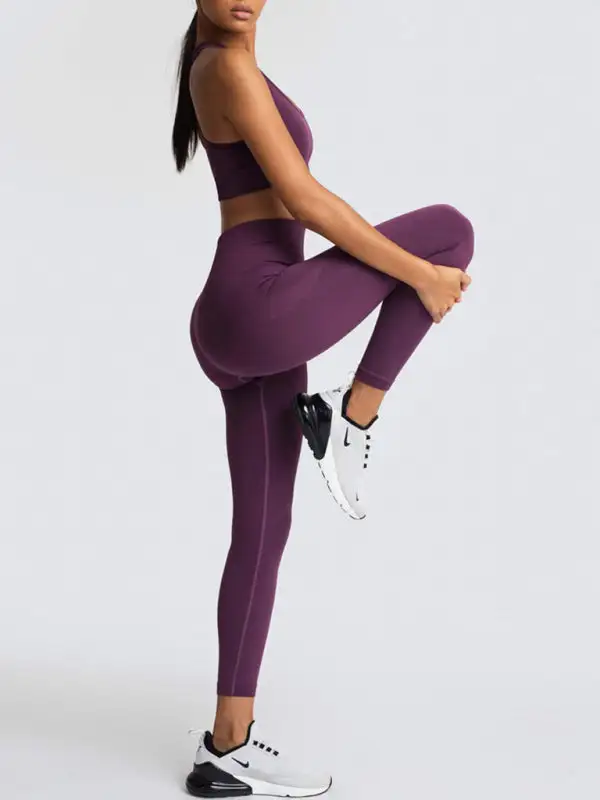 Beautiful Back High Waist Peach Hip Top