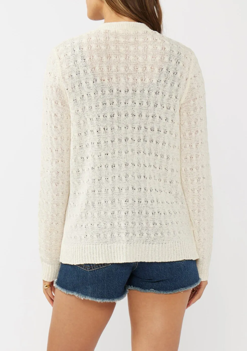 Plain Open Front Cardigan