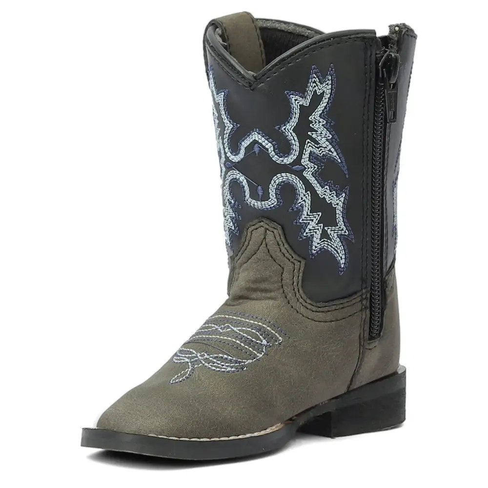 Traditional Panel Men's Denim Boots