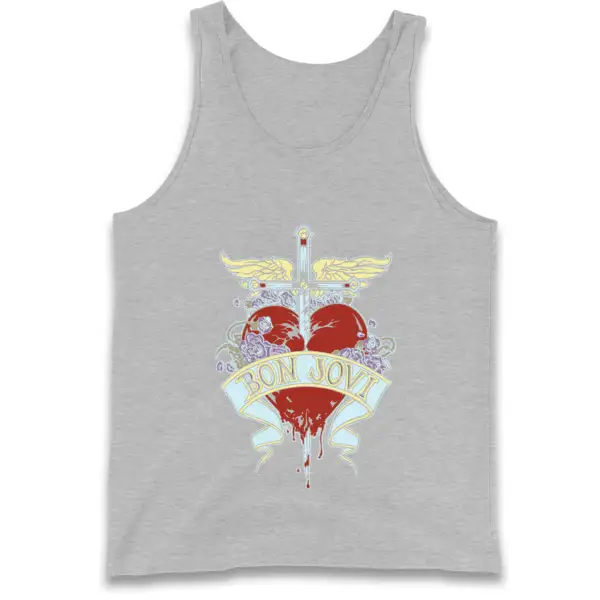 Lightweight Music Note Printed Tank Top