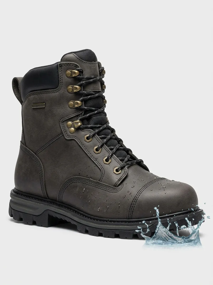 Casual Outdoor Finish Men' Waterproof Work Boots