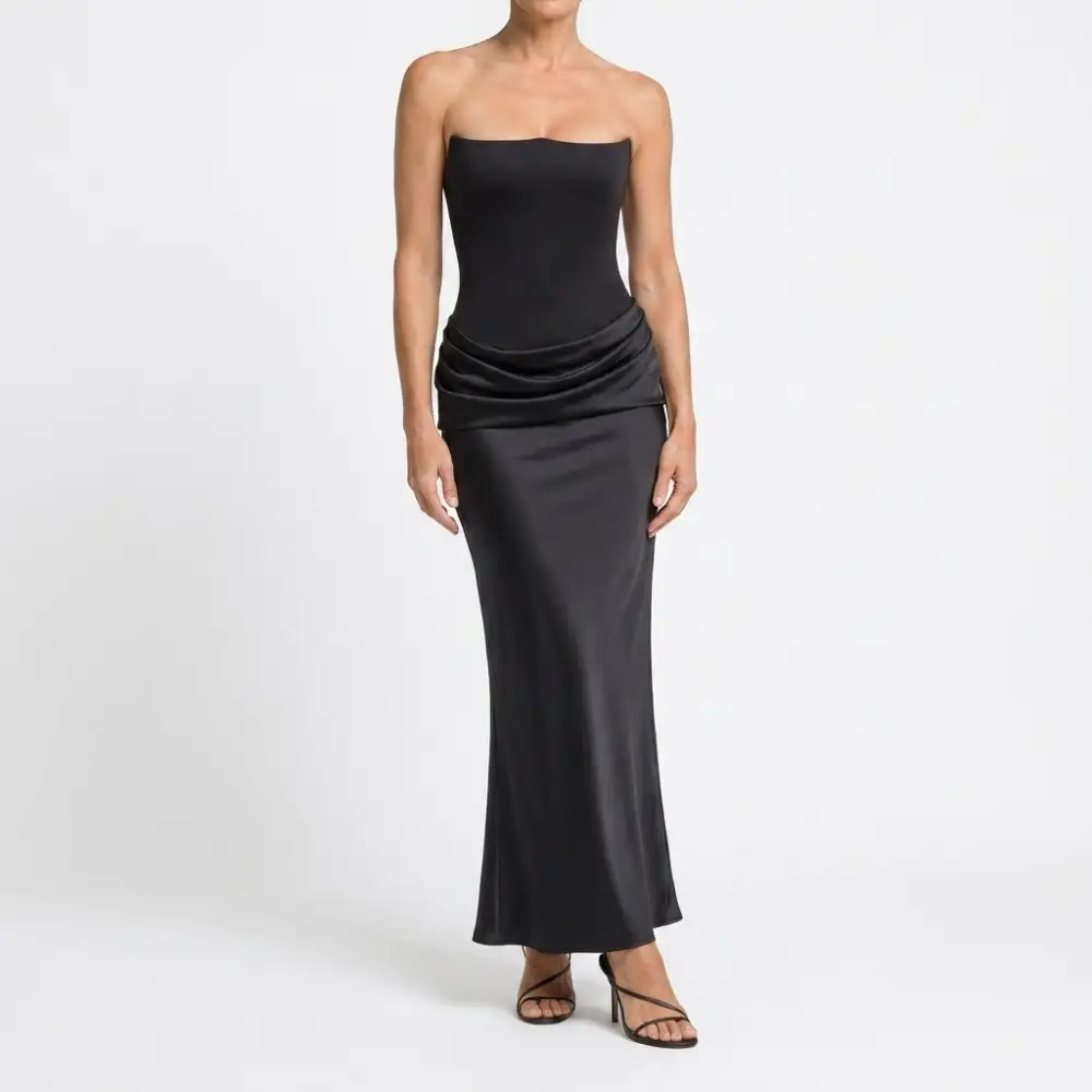 Refined Women's Corset Maxi Dress