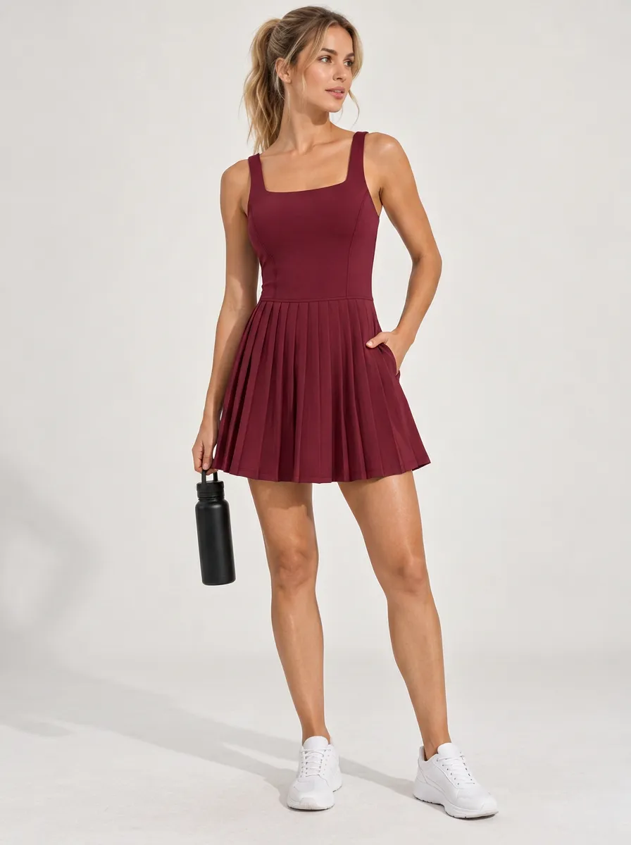 Women's Active Flow Tennis Sleeveless Training Dress
