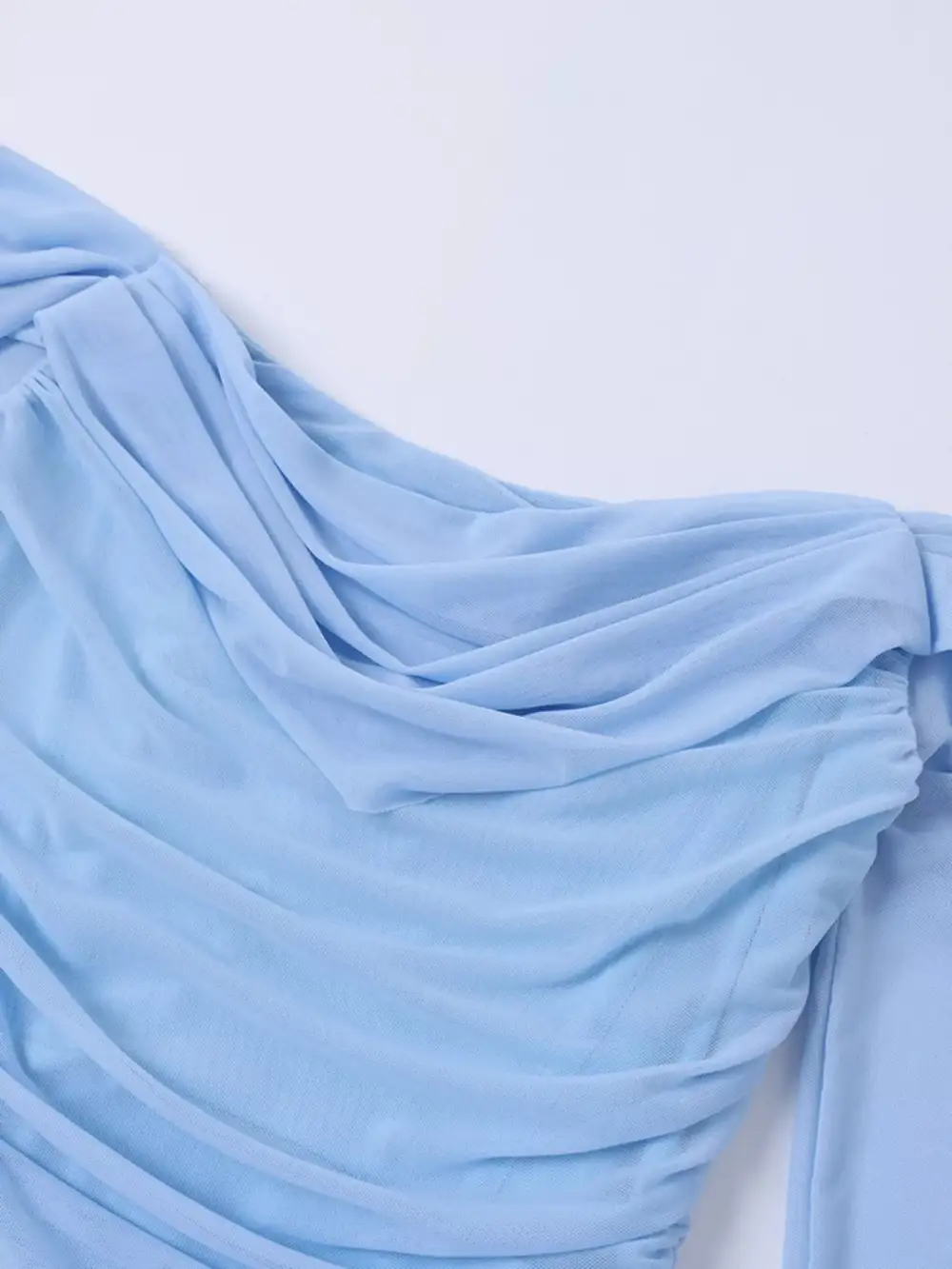 Relaxed Shape Ruched Maxi Dress