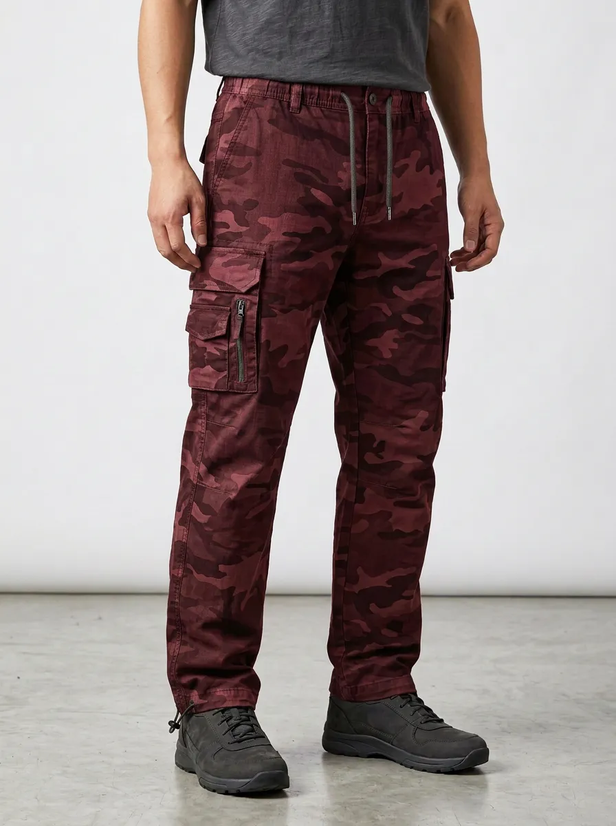 Men's Outdoor Tactical Camouflage Printed Cargo Pants