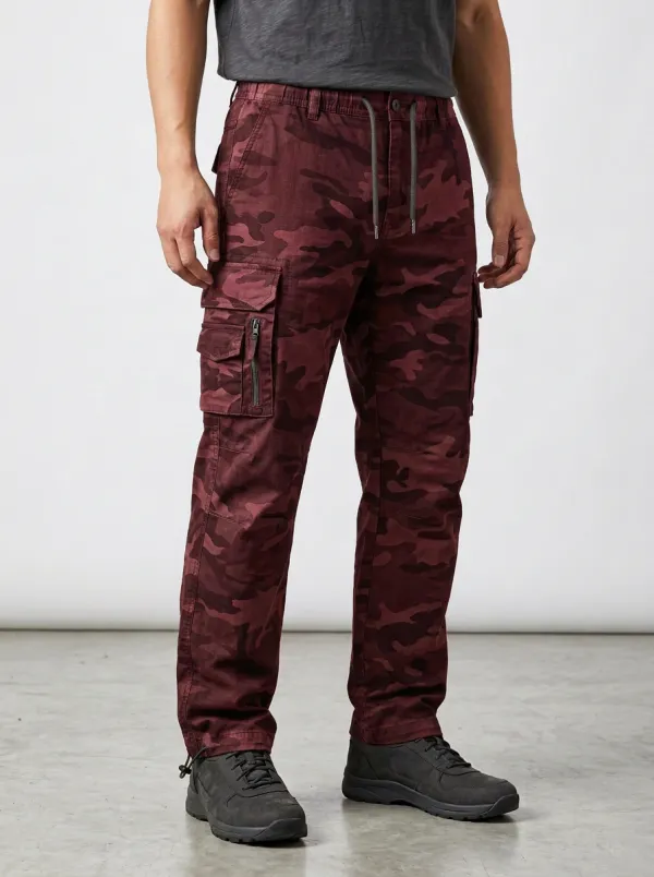 Men's Outdoor Tactical Camouflage Printed Cargo Pants