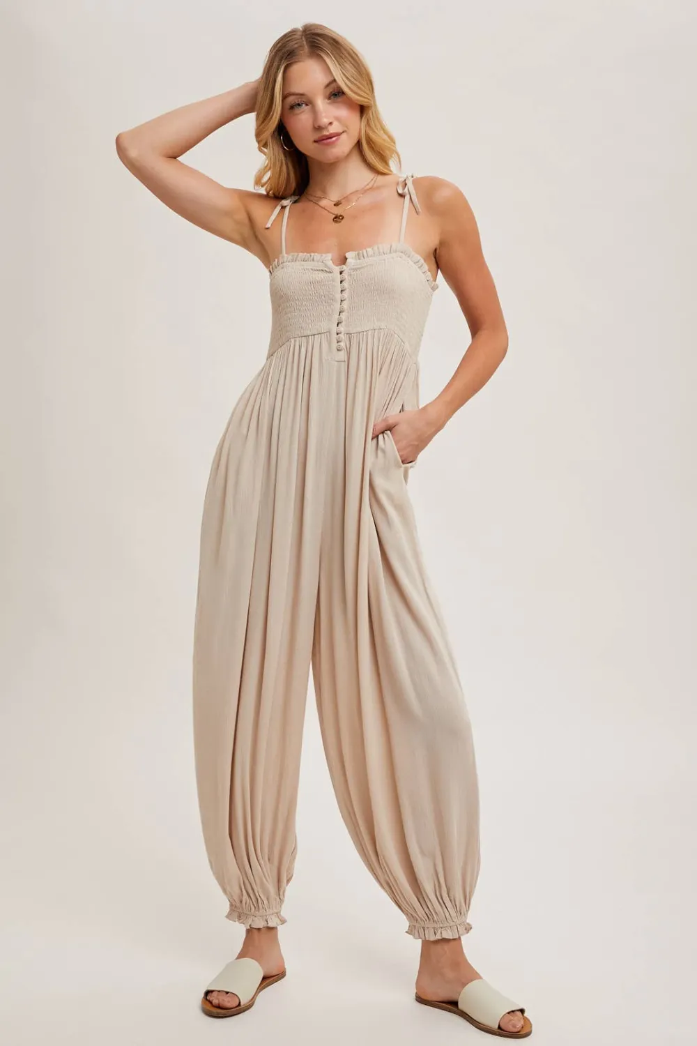 Relaxed Bohemian Jumpsuit