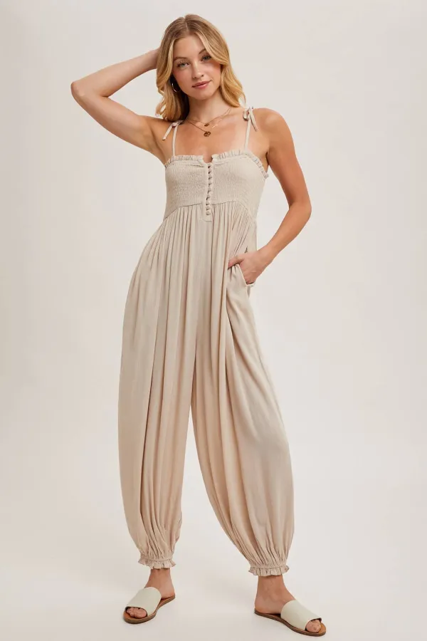 Relaxed Bohemian Jumpsuit