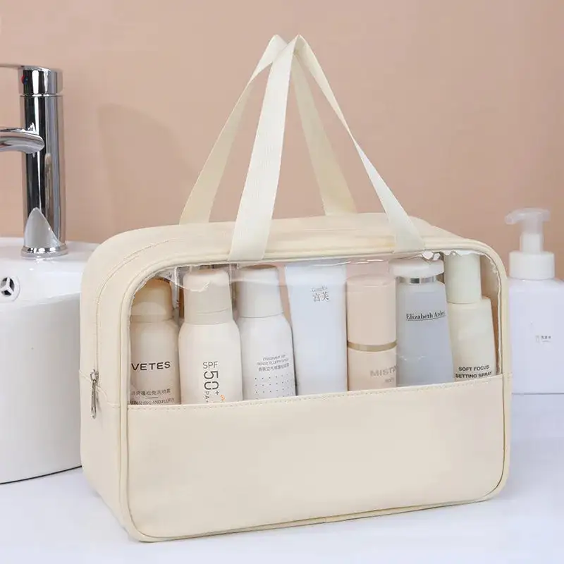 Contemporary Utility: Multifunctional Transparent Accessory Bag