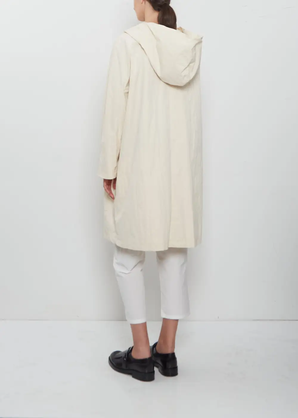 Women's Collarless Coat