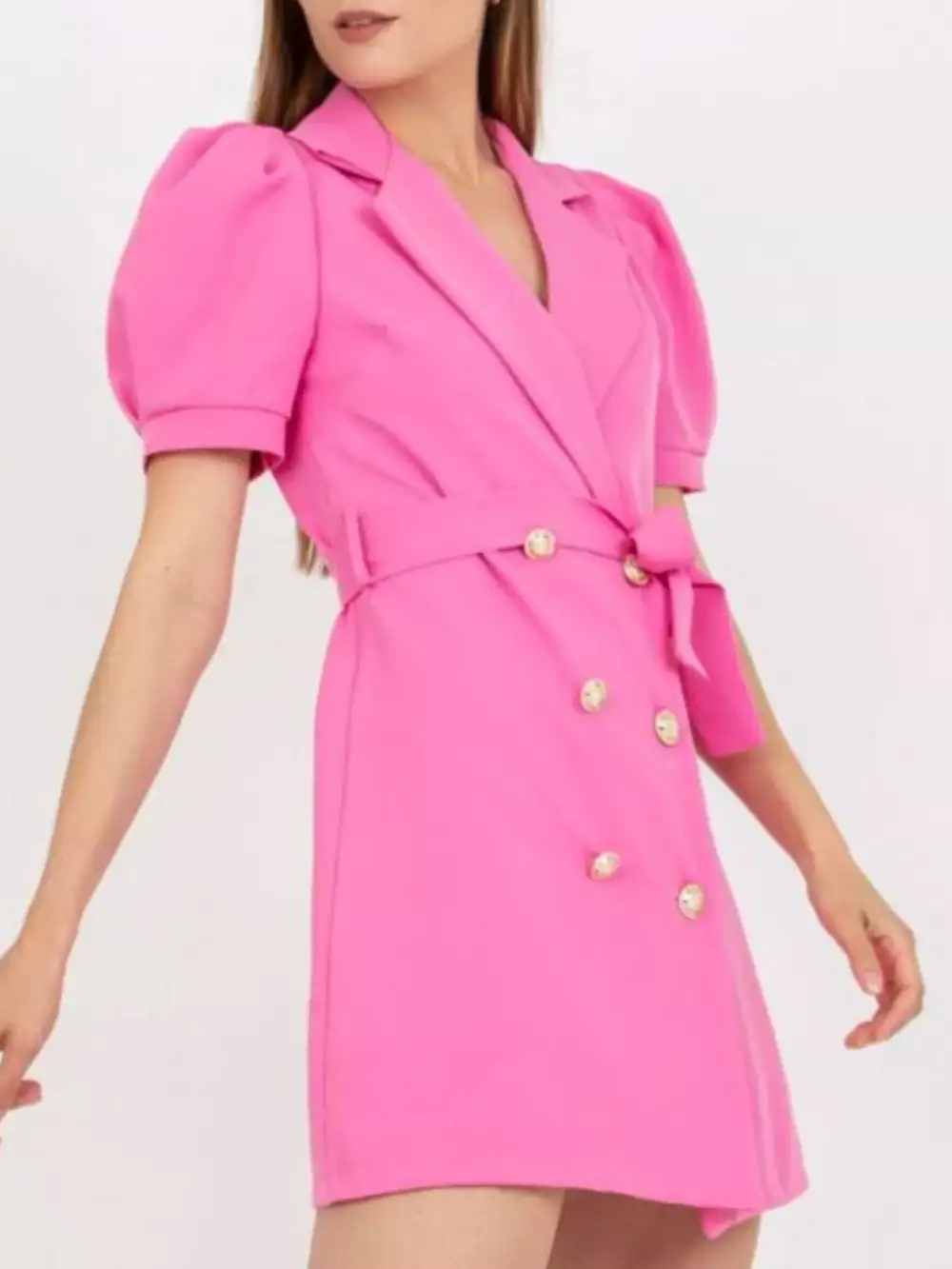 Soft Touch Tie Waist Mini Dress