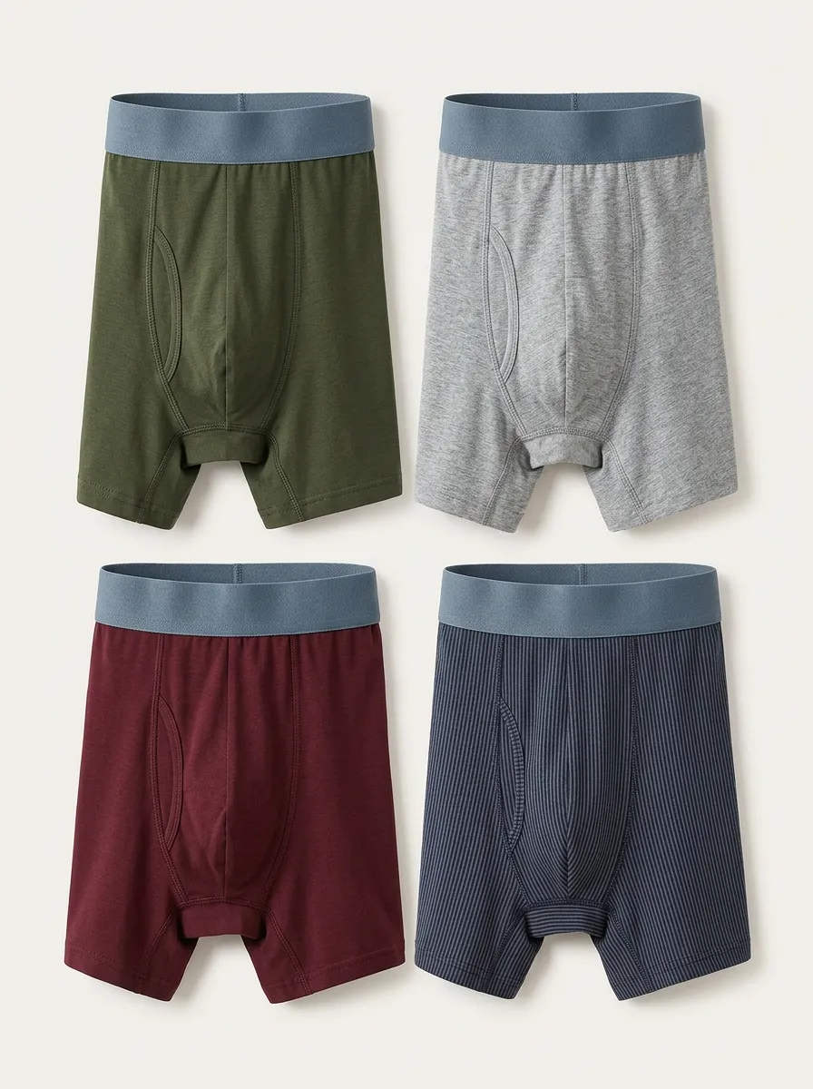 Striped Patterned Boxer Briefs