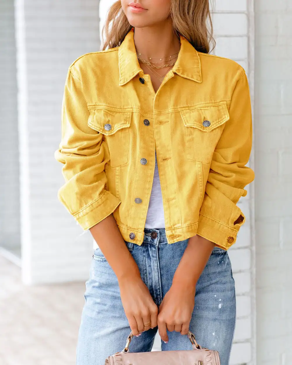 Women's Women Long Sleeve Casual Coat Denim Jacket