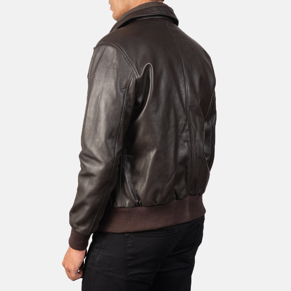Men's Bomber Leather Jacket