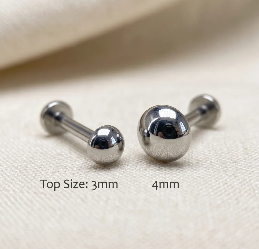 Delicate Titanium Labret Stud