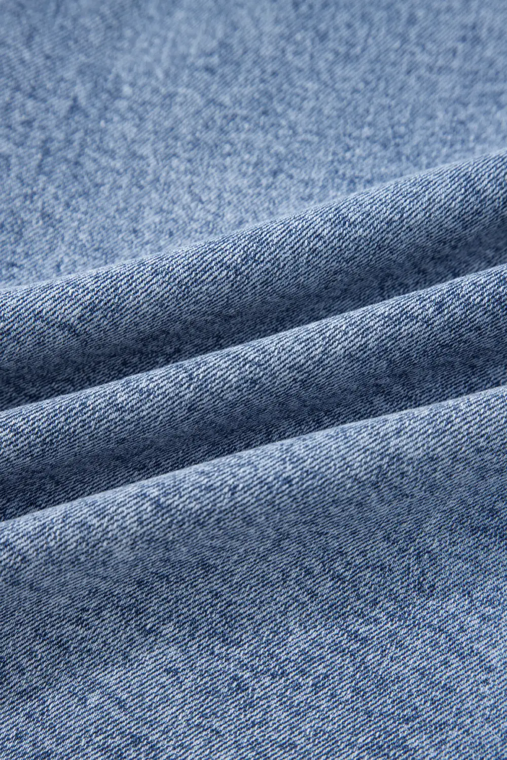 Wrap Woven Denim Jeans