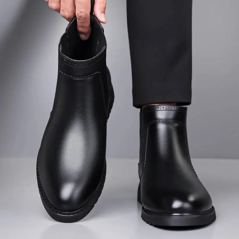 Classic Leather Ankle Boots
