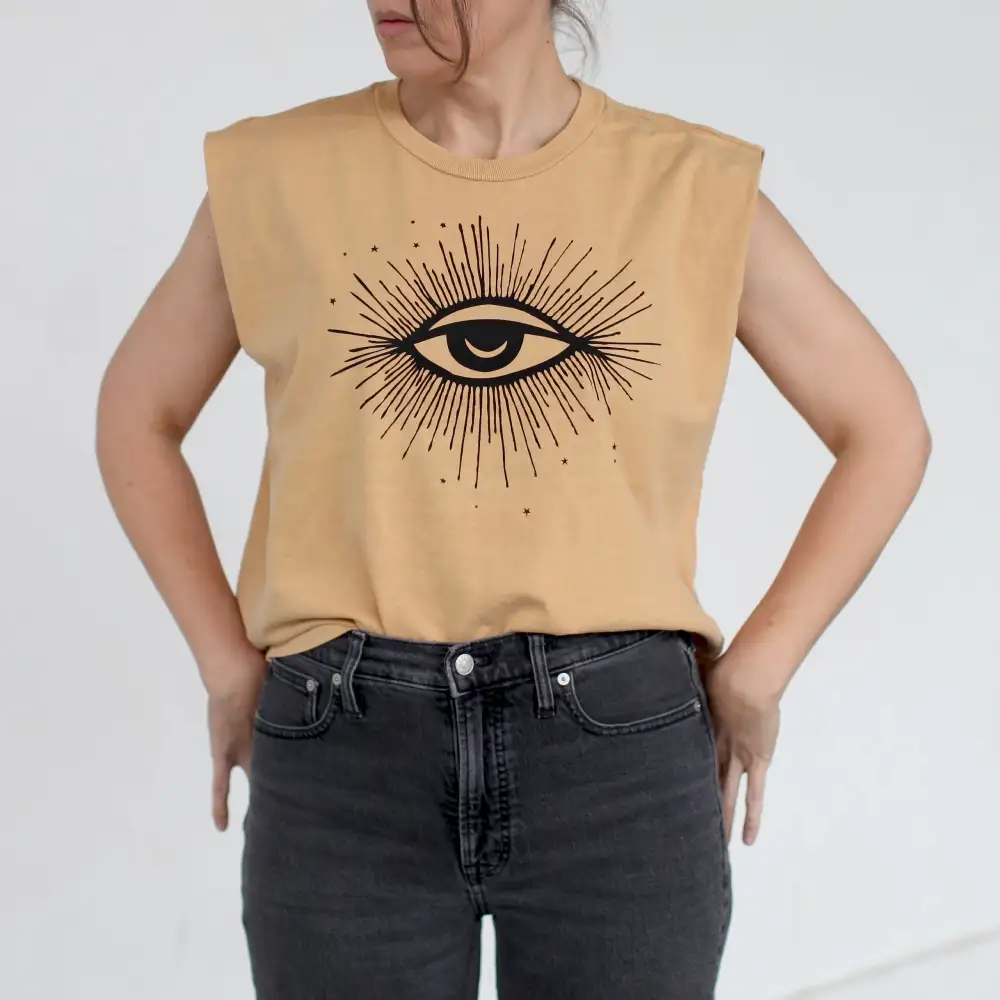 Mystical Third Eye Crop Tank