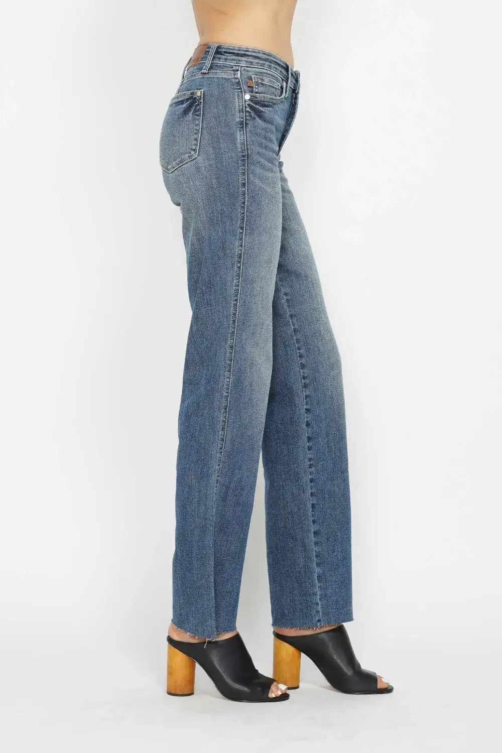 Everyday Mid Rise Straight Leg Jeans