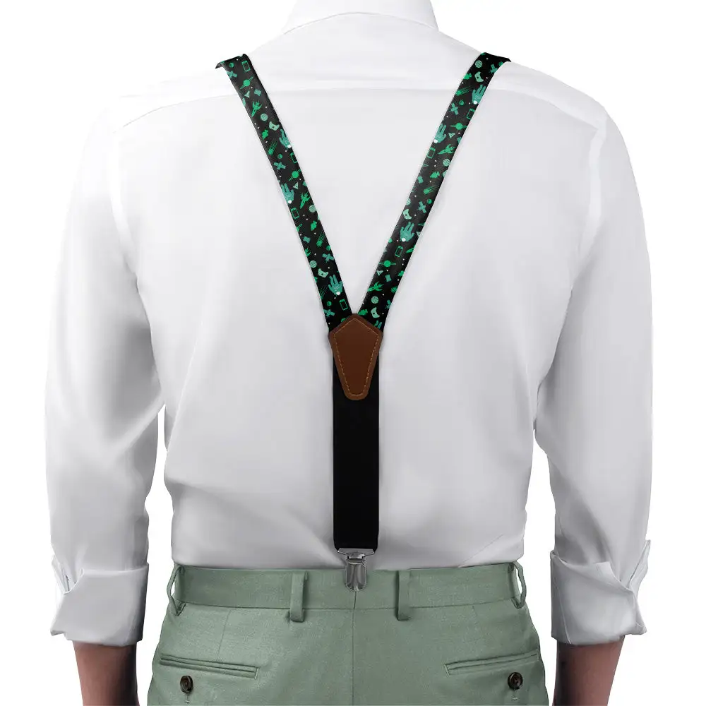 Space Junk Theme Suspenders