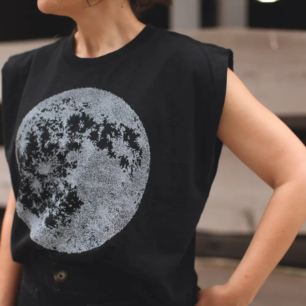 Full Moon Cotton Crop Tank