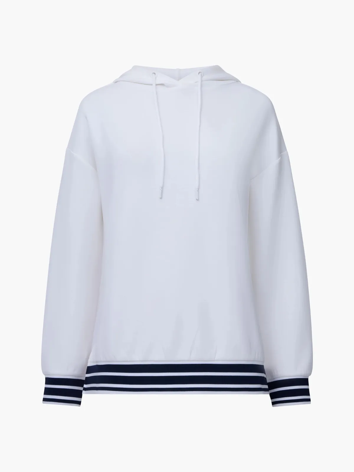 Designer Hooded Striped Sweatshirt