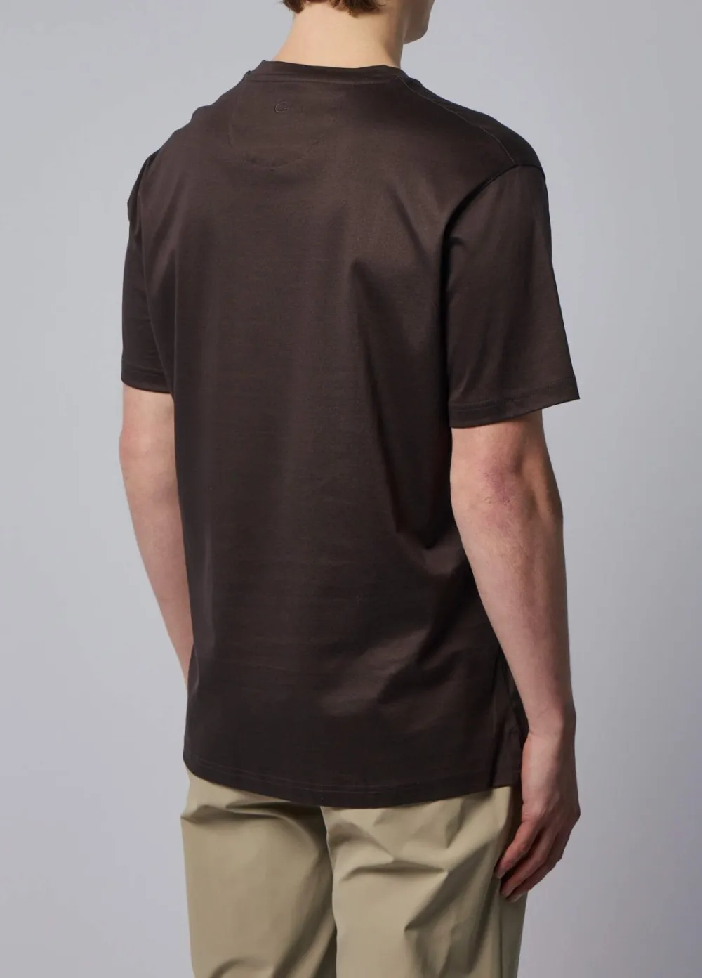 Mercerized Crewneck T Shirt