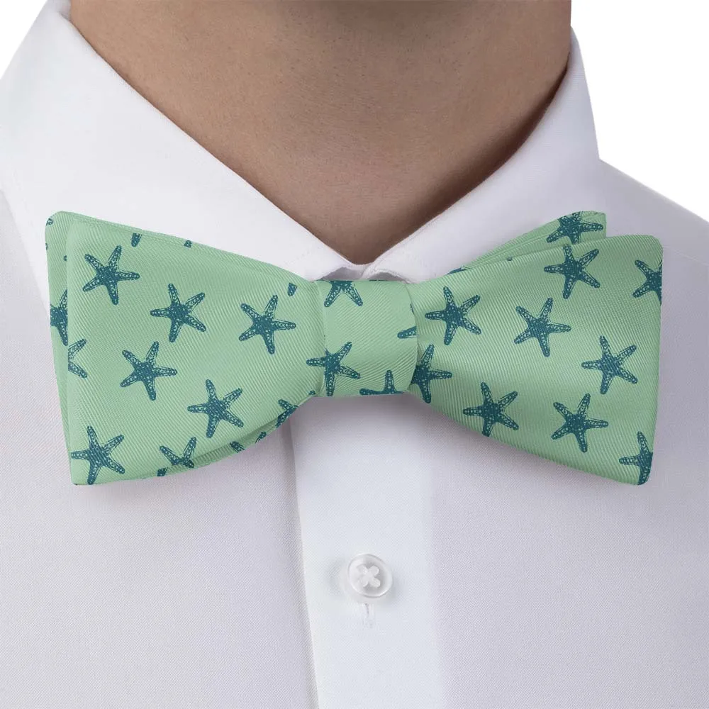 Starfish Pattern Bow Tie