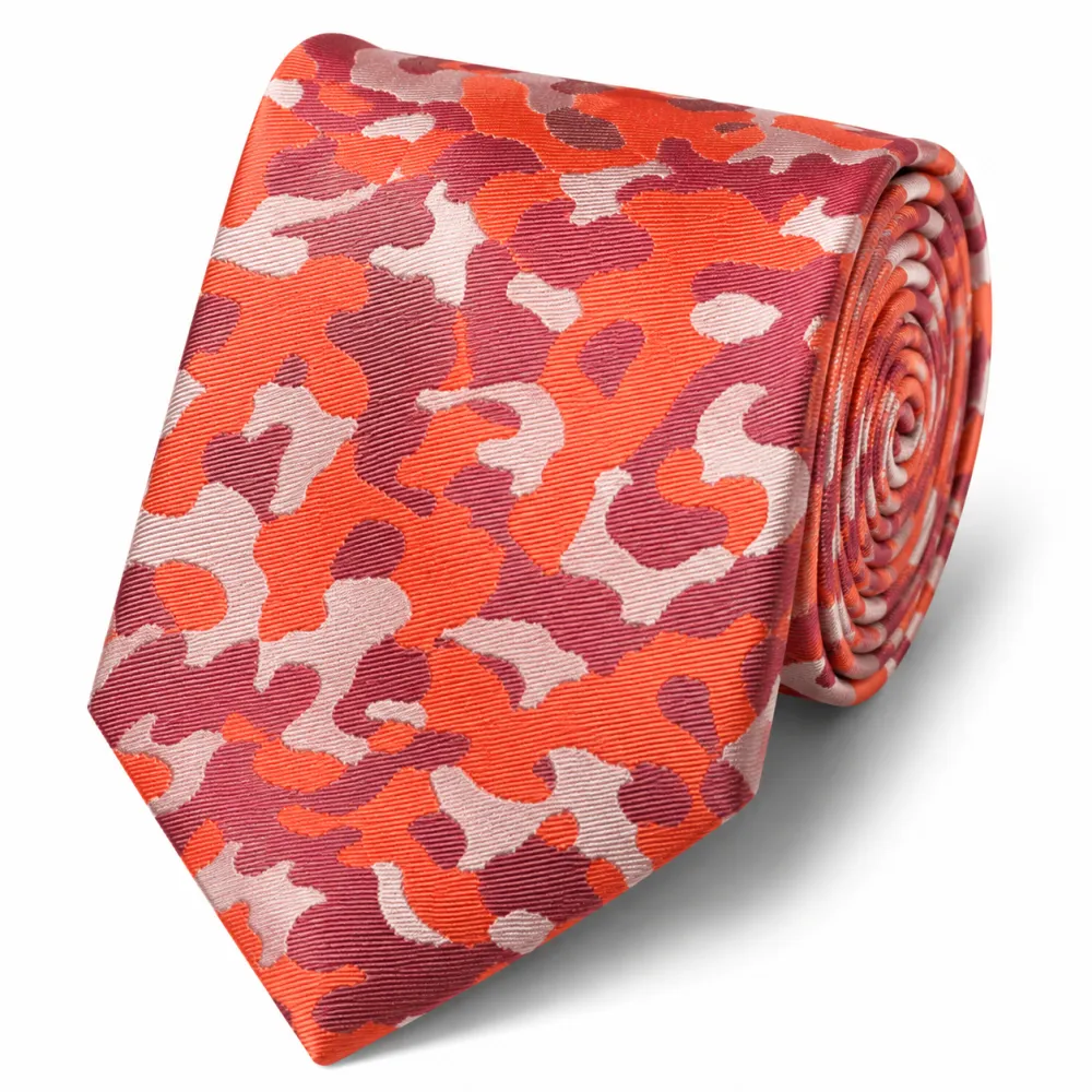 Structured Silk Classic Men's Necktie With Pocket Square