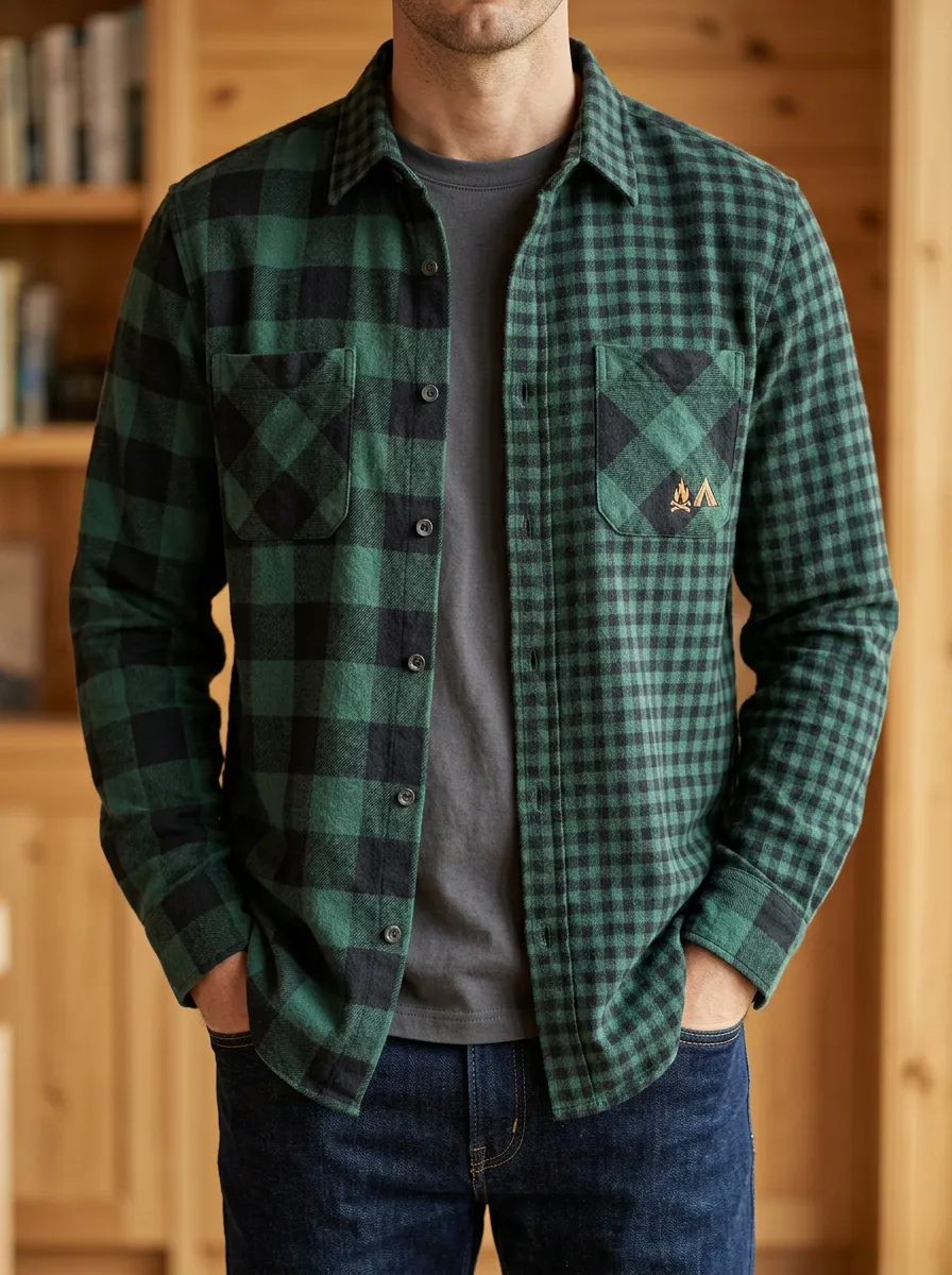 Heritage Buffalo Check Button Front Shirt