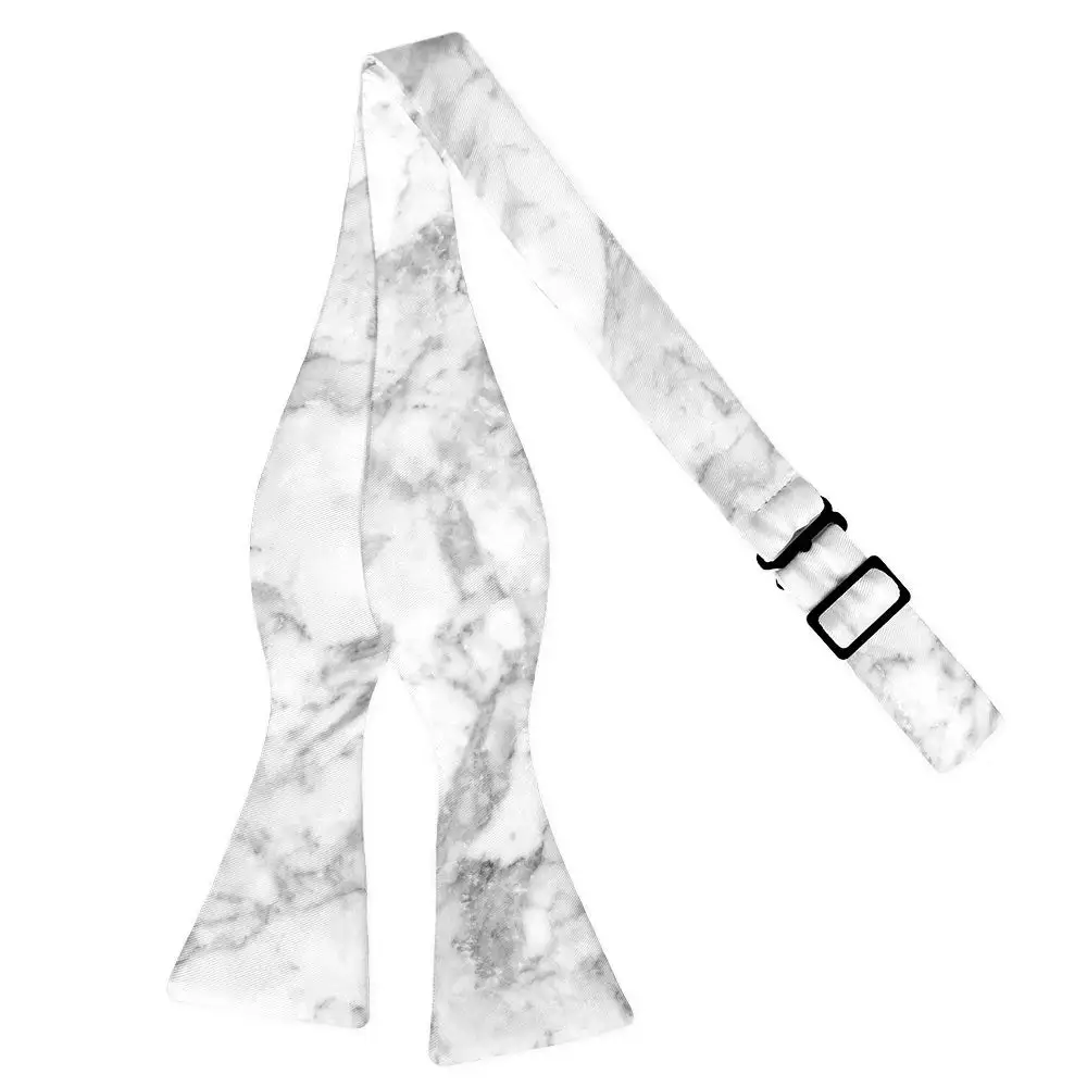 Marble Pattern Bow Tie