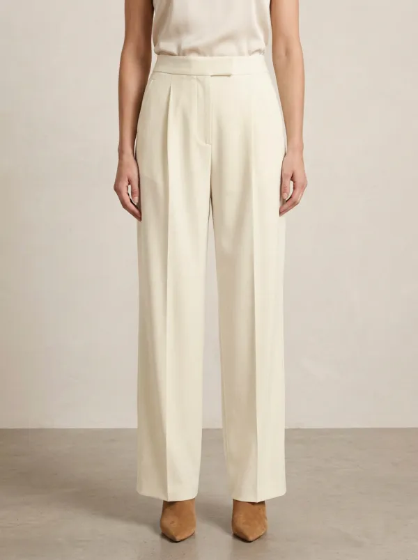 Office Design Tailored Wide-Leg Trousers
