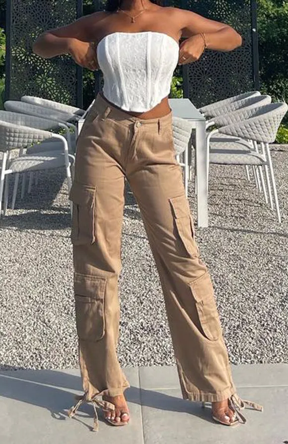 Khaki Cargo Pants