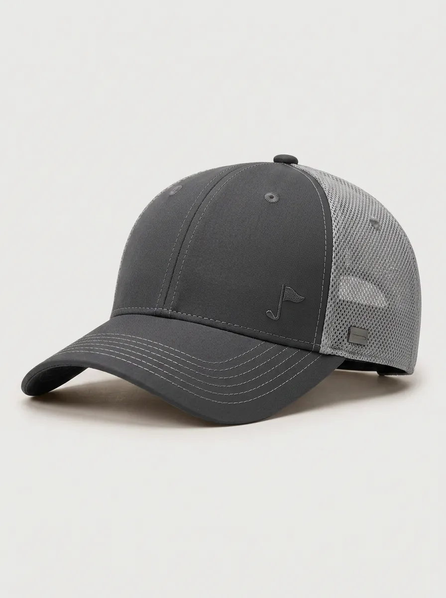 Unisex Horse Flag Embroidered Equestrian Mesh Cap