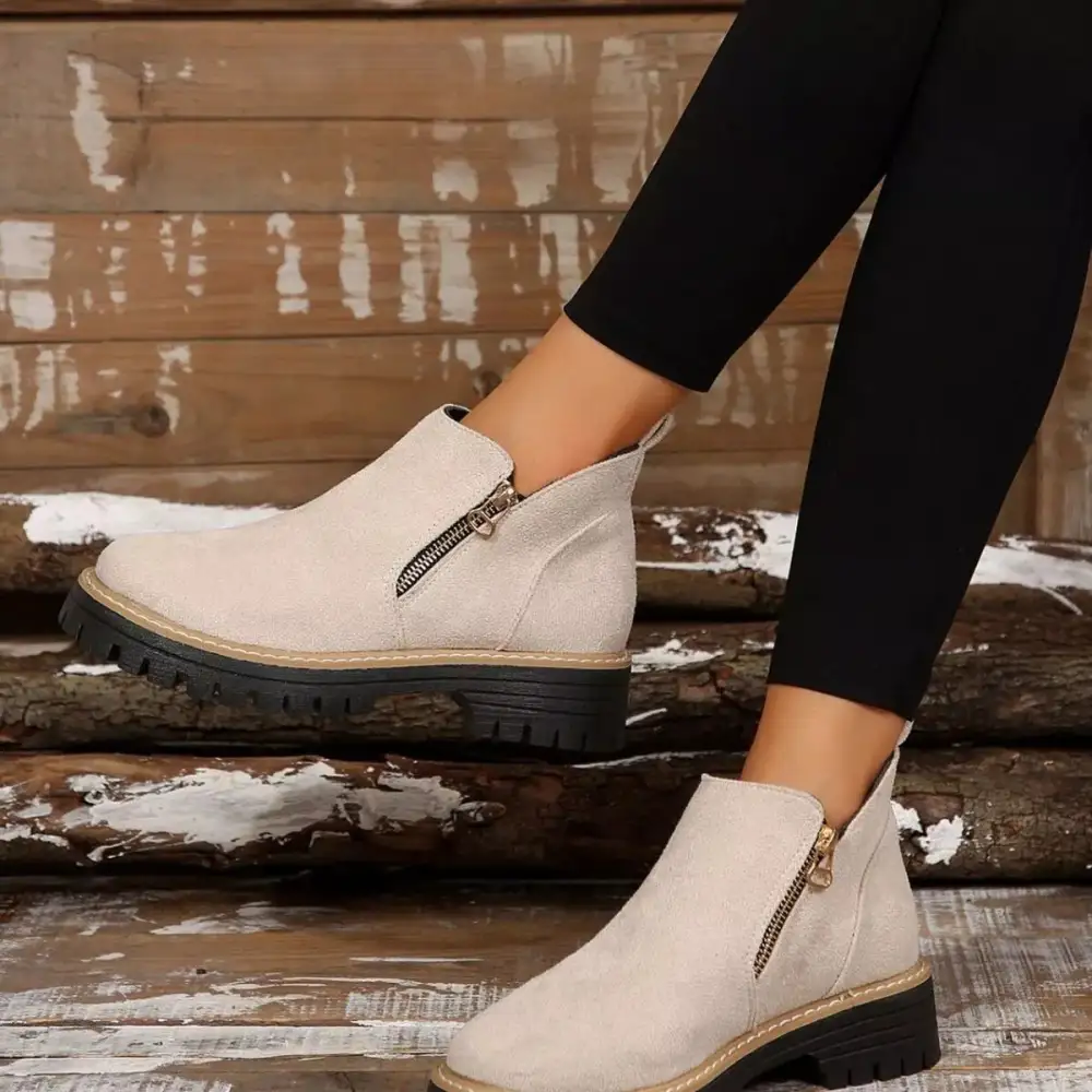 Side-Zip Ankle Boots