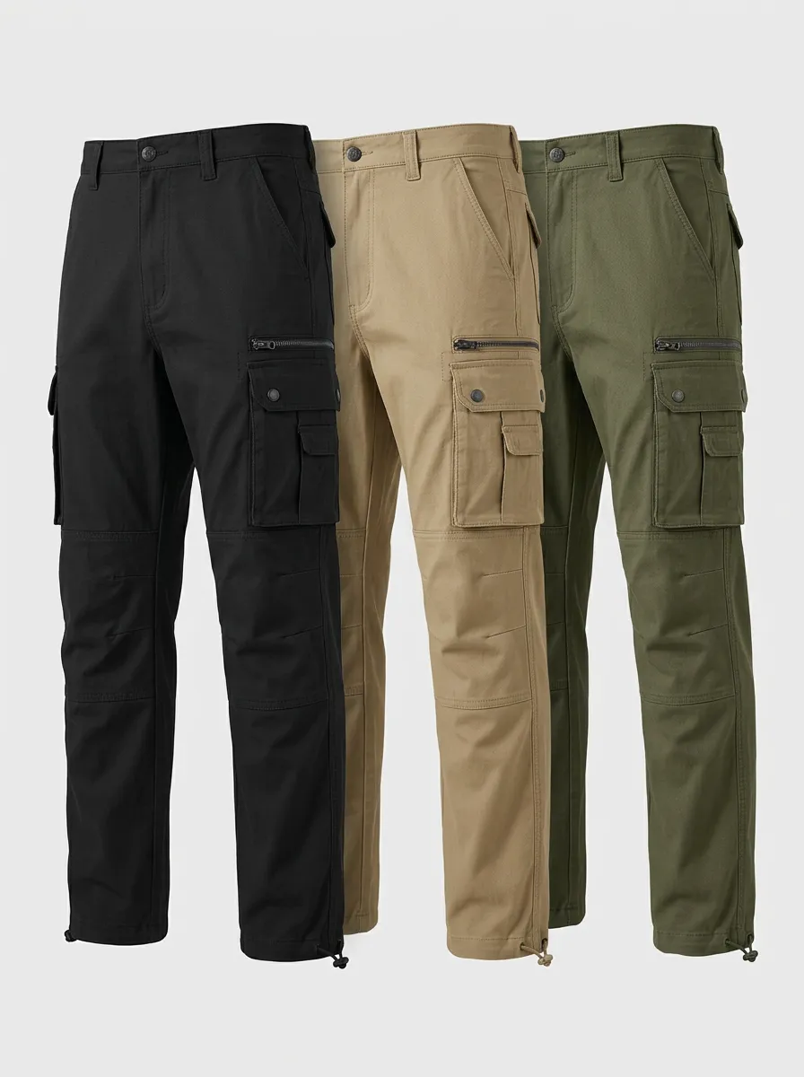 Rugged Wear Tactical Cargo Multi Pocket Men's Multi Pack Tactical Work Pants